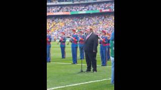 Darragh McGann  National Anthem at Croke Park [upl. by Niela]