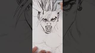 Drawing Like Boichi to Improve My Art shorts [upl. by Lonnard]