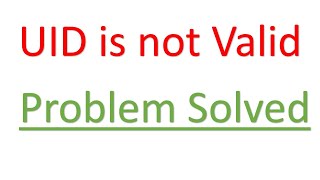 UID is not valid  invalid uid in up scholarship  invalid uid in scholarship form  Problem solved [upl. by Kciremed]