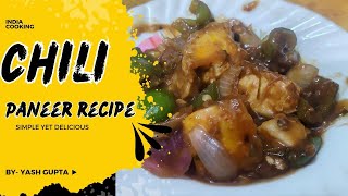 Ultimate Chili Paneer Recipe Restaurant Style at Home  Chili paneer  Homemade chili paneer [upl. by Lucila]