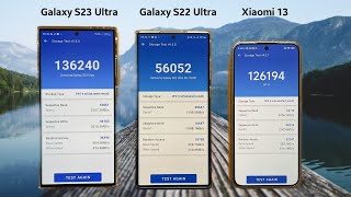 The Real Storage Tests S23 Ultra vs S22 Ultra vs Xiaomi 13  UFS 40 vs UFS 31 [upl. by Stav]