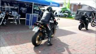 Yamaha YZFR1Akrapovic Sound vs BMW S1000RR Akrapovic 2012  see also Playlist [upl. by Nostaw]