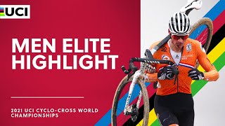 Men Elite Highlights  2021 UCI Cyclocross World Championships [upl. by Edrea]