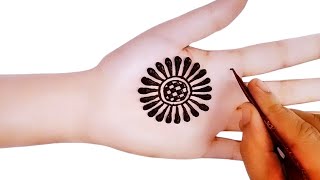 Simple mehndi design for marriage party  New mehndi videos  mehndi designs [upl. by Colet]