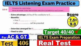 IELTS Listening Practice Test 2024 with Answers Real Exam  406 [upl. by Lasiaf]