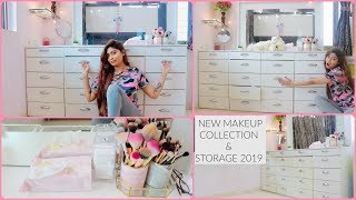 MY MAKEUP COLLECTION amp STORAGE 2019  Rinkal Soni [upl. by Lehcin]