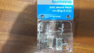 Shimano XT SLX ALFINE Disc Brake Pads G04S Metal [upl. by Anhpad112]