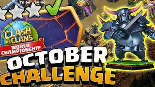 COC October Challenge  October Qualifier Challenge Clash of Clans [upl. by Enyala108]