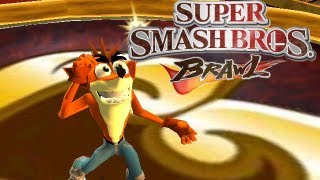 HSBH Crash Twinsanity version Join The Brawl Mod  SSmash Bros Brawl  Hacksponge Channel [upl. by Esbenshade419]