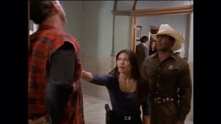 Walker Texas Ranger  Trivette and Sydney Overpower a Man in Their HQ  Desperate Measures [upl. by Sethi268]