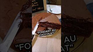 🍫 Recette Fondant au Chocolat  1 minute pour apprendre cest ici👆 recette fondantauchocolat [upl. by Eelanna]