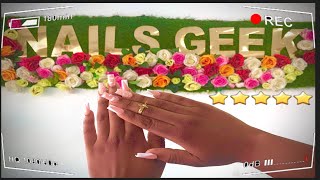 GOING TO THE BEST REVIEWED NAIL SALON IN GHANA  NAILS GEEK [upl. by Crowley285]