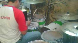 DUELO  SOLO CONTIGO DRUM COVER [upl. by Einnok]