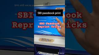 How to Update SBI Passbook in Machine  How to Print Passbook in SBI Machine  sbibankingknowldge [upl. by Osmund]