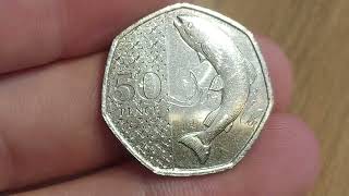 RARE 50P COIN FIND CHECK YOUR CHANGE [upl. by Kcirdled566]