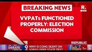 ECI Rubbishes All Claims Says No EVM VVPAT Mismatch [upl. by Civ]