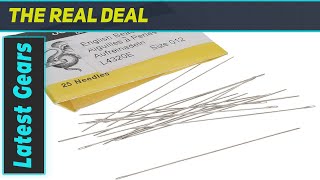 John James English Beading Needles Size 12  Discover the Best Tools for Beadwork Mastery [upl. by Elbart153]