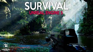 New SURVIVAL Games in UNREAL ENGINE 5 coming out in 2023 [upl. by Kimberli]