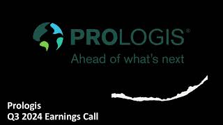 Prologis NYSE PLD  Q3 2024 Earnings Call [upl. by Aitnic]