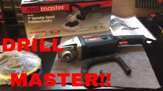 DRILL MASTER 7 in 10 Amp Variable Speed Rotary Polisher [upl. by Reiser]