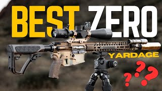 How to zero your rifle for hunting  Best zero yardage  Parallax  4k footage [upl. by Schacker97]