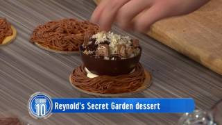 Masterchef Australia Reynold Poernomos Secret Garden Dessert  Studio 10 [upl. by Nesilla]