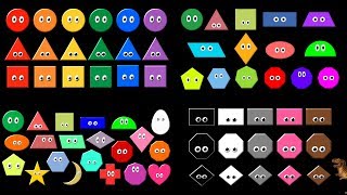 Shapes Collection Volume 2  What Shape Is it  The Kids Picture Show Fun amp Educational Video [upl. by Elahcim434]