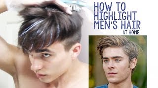 How to Highlight Mens Hair at Home [upl. by Neb563]