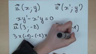 How to prove that 2 vectors are collinear or not [upl. by Regor]