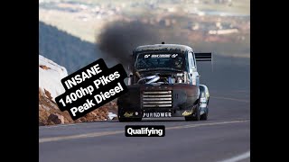 Pikes Peak Record Diesel S1 Qualifying Run Old Smokey F1 Driven By Scott Birdsall [upl. by Blain]