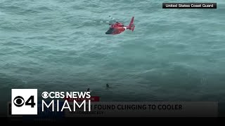 Boater found off Longboat Key found clinging to cooler [upl. by Anihsat]