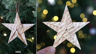 Origami Star Instructions [upl. by Bartolemo]