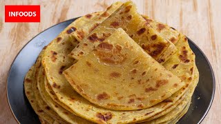 Pumpkin Chapati Recipe  How to Cook Chapati with Pumpkin  Infoods [upl. by Naillil877]