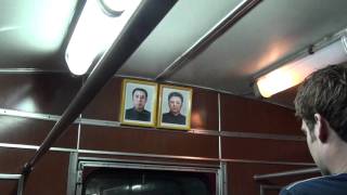 Inside a Pyongyang metro train DPRK [upl. by Jayne938]