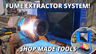 Building a FUME EXTRACTION System for Metal Arc Spraying  Shop Made Tools [upl. by Ky92]