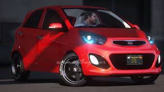 Kia Picanto Modified  Gta 5  SarmadTheGamer [upl. by Gnim]