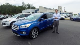 2017 Ford Escape Titanium  Whats New [upl. by Anilahs612]