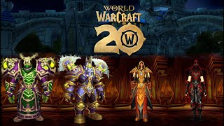 All New Updated Tier 2 Armor Sets Showcase  Wow 20 Year Anniversary [upl. by Shriner451]