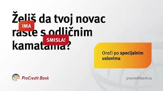 Štednja u ProCredit banci  Ima smisla [upl. by Zarger563]