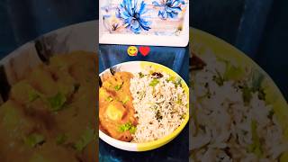 Flavoured Rice with Paneer curry 🍛😋paneer flavouredriceeasyrecipe tastyeasydinner [upl. by Amadeus381]