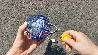 Flying Spinner Mini Drone Review 2021  Magic Fly Orb Pro Hover Ball Toy [upl. by Cook]