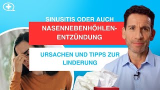 Nasennebenhöhlenentzündung Was hilft gegen die Symptome und wie wird man eine Sinusitis los [upl. by Mauceri]