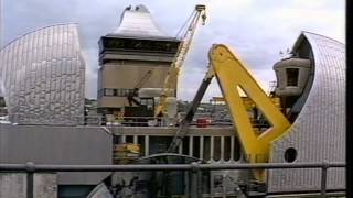 Queen Opens Thames Barrier  The Queen  1989  Thames barrier  TN89057024 [upl. by Aleksandr]