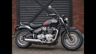 2024 Triumph Bonneville Speedmaster Stealth Edition at West Coast Triumph Glasgow [upl. by Mientao949]