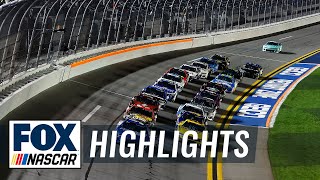 Bluegreen Vacations Duel 1 at Daytona Highlights  NASCAR on FOX [upl. by Zedekiah]