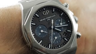 GirardPerregaux Laureato Chronograph 810201163111A Girard Perregaux Watch Review [upl. by Kihtrak]