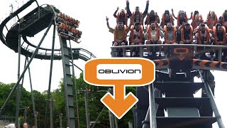 Oblivion Review  The Ultimate OneTrick Pony  First Ever BampM Dive Coaster at Alton Towers [upl. by Eelyam]