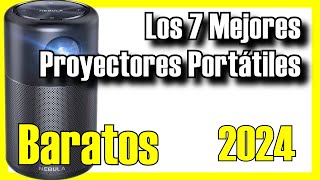 🎥🔥 Los 7 MEJORES Proyectores Portátiles BARATOS de Amazon 2024✅CalidadPrecio Bluetooth 4K [upl. by Eniawd]