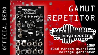 Gamut Repetitor quad random quantized voltage generator from Noise Engineering [upl. by Adnawal]