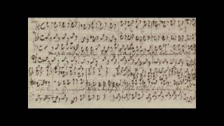 Bach Manuscript  Matthaeus Passion  34 [upl. by Rialcnis]